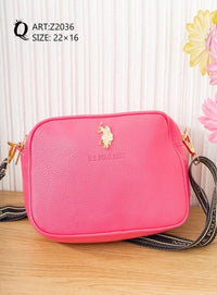 Z2036 — Fuchsia crossbody bag, 22 × 16 (Fuchsia)